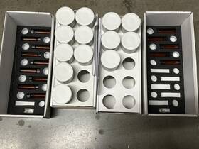 Me-11141503 Mettler Toledo Qh016-bnmw 13pc Lot Quantos Dosing Heads Me-11141503 Mettler Toledo Qh016-bnmw 13pc Lot Quantos Dosing Heads