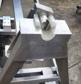 88343302 Millipore Handling Frame Stainless Steel On Caster Wheels 88343302 Millipore Handling Frame Stainless Steel On Caster Wheels