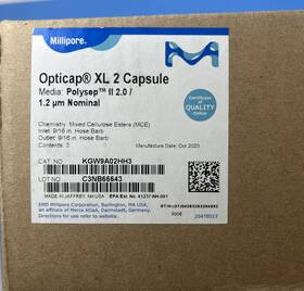 Kgw9a02hh3 Millipore Opticap Xl 2 Capsule Polysep Ii 2.0/1.2um 3-pack Left Kgw9a02hh3 Millipore Opticap Xl 2 Capsule Polysep Ii 2.0/1.2um 3-pack Left