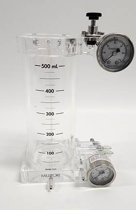 Xx42res01 Millipore Labscale Tff System 500ml Acrylic Reservoir With Pressure Valve