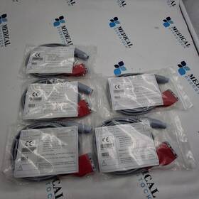 0012-00-1255-05 Mindray Ecg Shielded Trunk Lead Cable Ref Set Of 5