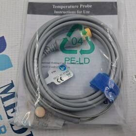 Mr403b Mindray 2 Pin Adult Reusable Skin Surface Temperature Probe Model