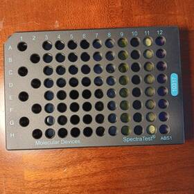 Abs1 Molecular Devices Spectratest Absorbance Validation Test Plate