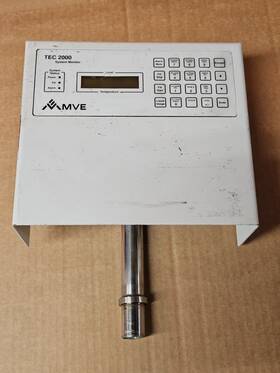 Tec2000 Monitor Mve Tec 2000 System Control Panel Cryogenic Tank Controller Interface