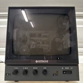 Vm-904u Monitor Hitachi Video Powers On Made In Japan