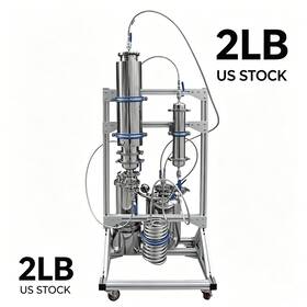 Mtst 727277343462 2lb 304 Stainless Steel Closed Loop Extractor 4 Inch X24 Chamber Removable Bracket