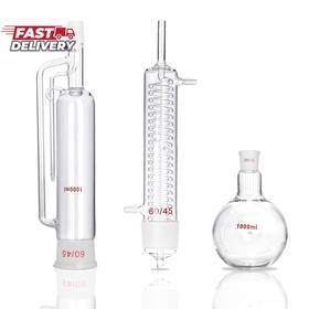 Mxbaoheng 445005653661 1000ml Soxhlet Extractor Kit Extraction Apparatus With 60/45 G Mxbaoheng 445005653661 1000ml Soxhlet Extractor Kit Extraction Apparatus With 60/45 G