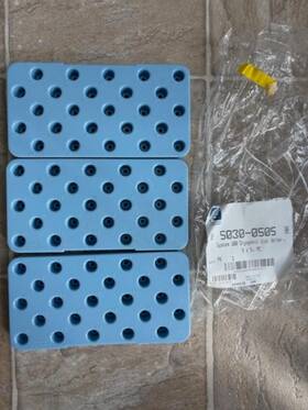 5030-0505 Nalgene Three System 100 Cryogenic Vial Holder Rack 5x5 Array Blue