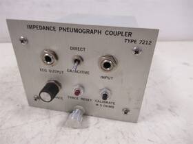 7212 Narco Impedance Pneumograph Coupler Type Vintage Lab Device 7212 Narco Impedance Pneumograph Coupler Type Vintage Lab Device