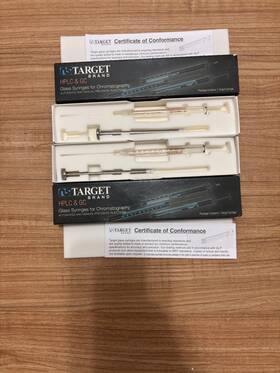 Ns600013 National Scientific Nstarget Glass Syringe 1 Ml Gas Chromatography Target Luer Tip Ns600013 National Scientific Nstarget Glass Syringe 1 Ml Gas Chromatography Target Luer Tip