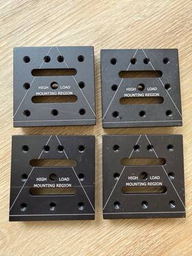 M-bkl-4 Newport Thorlabs Kbs98 Kinematic Breadboard Seats - High Repeatability Mounting 4x