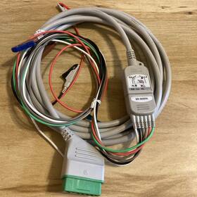 Br-906pa Nihon Kohden Jc-906pa Ecg 3 Lead Trunk Cable With Set - New
