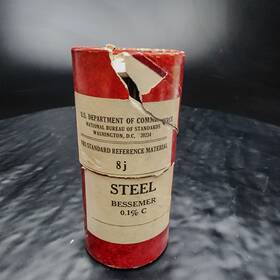 1764 Nist Nbs/nist Standard Reference Material 8j Bessemer Steel 0.1% Carbon Chips 1764 Nist Nbs/nist Standard Reference Material 8j Bessemer Steel 0.1% Carbon Chips