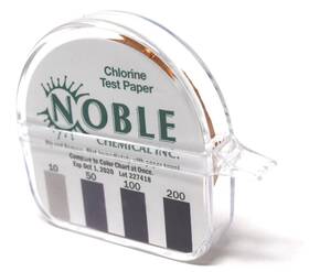 Cm-240 Noble Products 400011079529 Chemical Chlorine Test Paper Dispenser - 10-200ppm