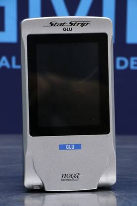 978984 Nova Biomedical Medical Stat Strip 54802 Glucose Meter With Large Lcd Touchscreen