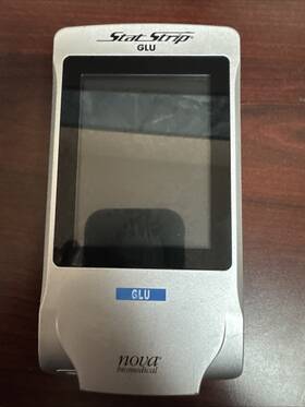 54802 Nova Medical 54790 Stat Strip Glu Glucose Meter #54790/54802 Unit Only Battery Not Included