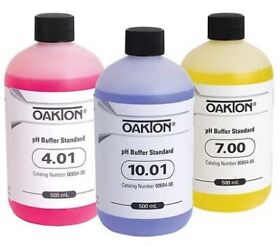 Wd-05942-11 Oakton 4.01 7.00 And 10.01 Ph Buffer Pack 500 Ml Bottles 30-pack Wd-05942-11 Oakton 4.01 7.00 And 10.01 Ph Buffer Pack 500 Ml Bottles 30-pack