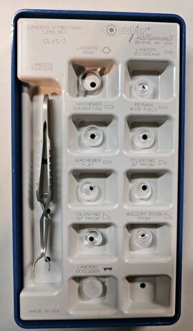 Olvs-3 Ocular Instruments Landers Vitrectomy Lens Set -