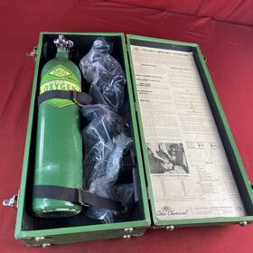Oc-808-b Ohio Vintage Portable Emergency Oxygen Unit - Made In Usa Super Cool