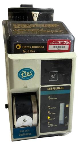 X1107-9601-000 Ohmeda Datex-ohmeda Tec 6 Plus Desflurane Vaporizer