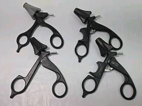 Po950r Olympus Dn300 Lot Of 4 - Aesculap Laparoscopic Handles Po951r 2 Po958r 1 Po950r Olympus Dn300 Lot Of 4 - Aesculap Laparoscopic Handles Po951r 2 Po958r 1