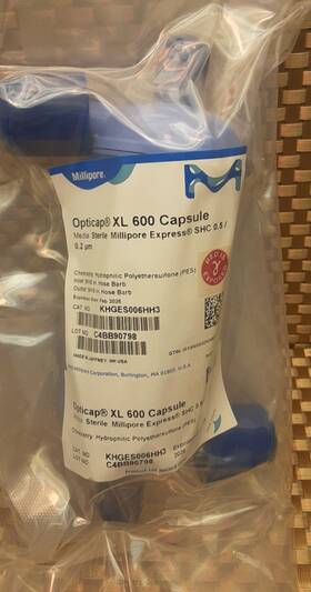 Khges006hh3 Opticap/melllipore Xl 600 Capsule/shc 0.5/ 0.2um/khges006hh3 1 Unit In Sealed Bag