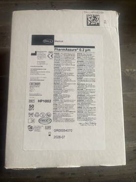 Pall Hp1002 Hp1002. Filter Syringe 25mm 0.2um Supor Membrane 50/cs