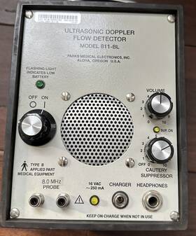 811-bl Parks Medical Ultrasonic Doppler Flow Detector Mode