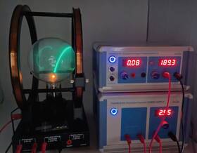 Se-9629 Pasco Electron Charge To Mass E/m Apparatus Complete Tested Lab Kit