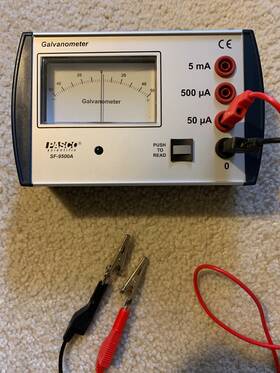 Sf-9500a Pasco Scientific Heavy-duty Galvanometer W Ptr Button