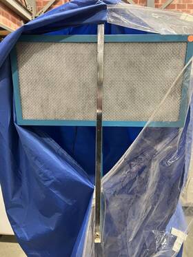 33743 Peace Medical 2000a Demistifier With Rolling Stand Lf Panel And Filter
