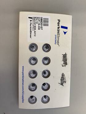 09920107 Perkinelmer Graphite/vespel Capillary Column Ferrules #