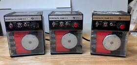 19-4611-01 Pharmacia Lot Of 3 P-1 Peristaltic Pumps - For Parts Or Repair