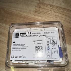 301-11214 Philips Nasal Alar Spo2 Sensor By Curaplex 2029 New