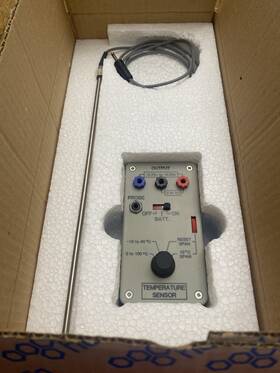 T12180 Philips Vintage Philip Harris T12180/1 Temperature Sensor Kit With Probe Nos Analog Output