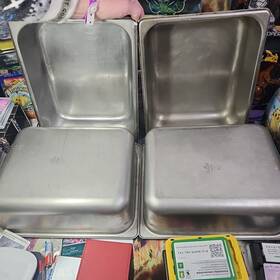 Polar Ware E12104 3 And 1 Winco Sph4 4 In Deep 18-8 Stainless Steel Container 7qt