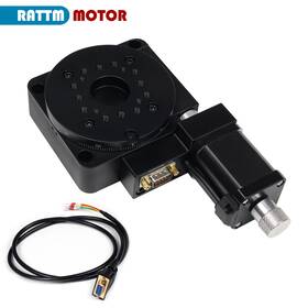 Tyra100 Rattm Motor 360 Worm Electric Optical Rotating Machine 100mm Platform Motorized Stage 1/180