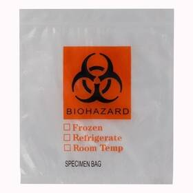 Q606 Rd Plastics New - 100 Bags 12x15 Inch Biohazard Specimen Transport Bag Document Pouch Resealable