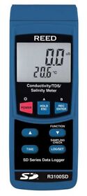 R3100sd Reed Instruments Data Logging Conductivity Tds Salinity Meter