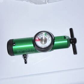 Reliant Ctu-18301gn Tmd Brass-sleeved Oxygen Regulator With Gauge T-handle Green