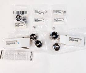 Retsch 02.462.0119 25ml Stainless Steel Grinding Jar Set Of 2 W Balls Mixer Mill Mm 200 400