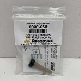 6000-066 Rheodyne Elg Rheflex Fitting 1/16 Inch Black