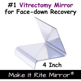 Rite Time Make It Mirror 796201999464 4 Inch Wide 2-way Face-down Vitrectomy Recovery By