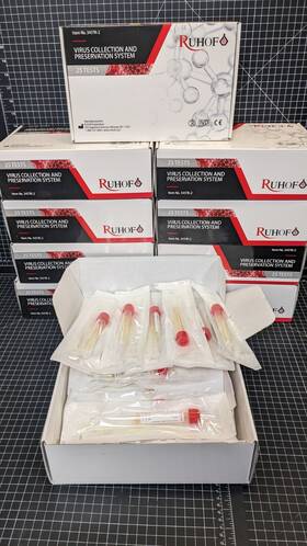 345tk-2 Ruhof 250x Lot Virus Collection And Preservation System Kits Transport