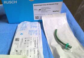 18542018 Rusch Nasopharyngeal Airway With Adjustable Flange Box Of 10