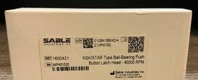 Sable 1600421 Nsk/star Type Ball-bearing Push Button Latch Head-40000 Rpm