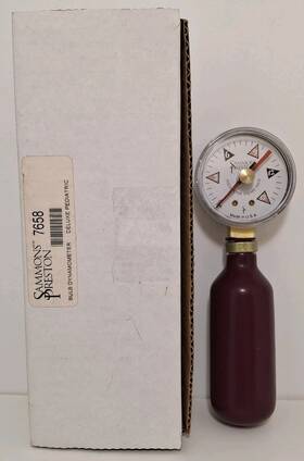 7658 Sammons Preston Vintage Bulb Dynamometer Handheld 15 Psi
