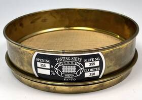 Sanpo 355u Brass Standard Full Testing-sieve #355 250mm Diameter I.s.o Tokyo