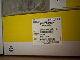 5235307h9 Sartorius Sartobran P Sterile Midicaps 0.45 0.2 M