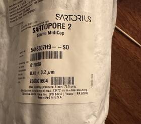 5445307h9-so-a Sartorius 5445307h9-so 1 Sartopore 2 Midicap Exp 2028 New
